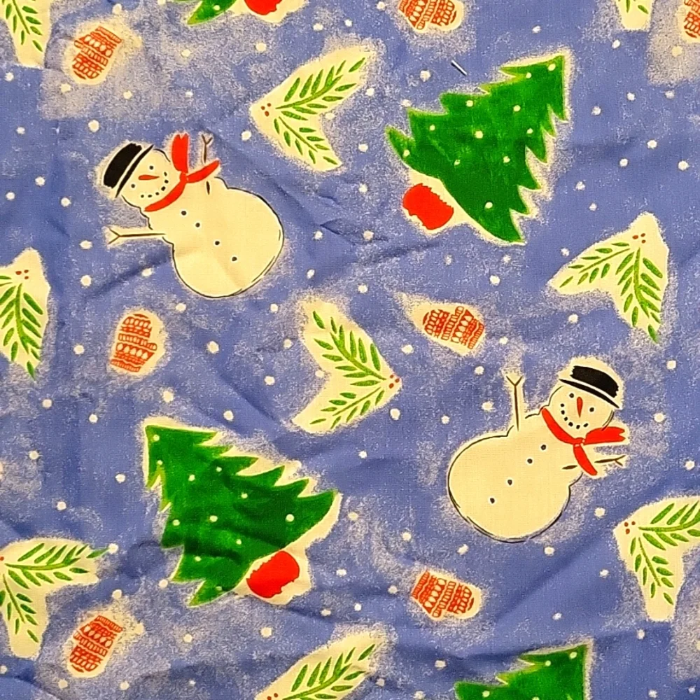 Christmas Fabric Shower Cutain